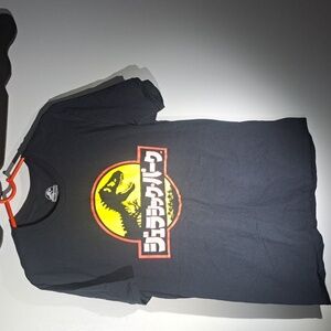 Jurassic World Japanese Graphic Black Tee